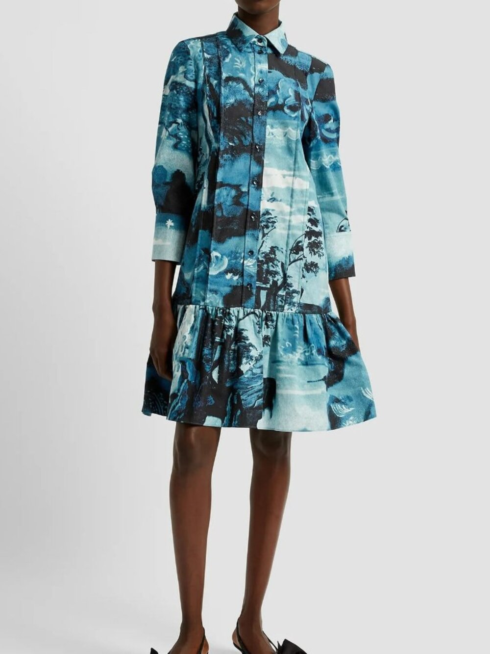 NWT Erdem Printed Cotton Dress M/L